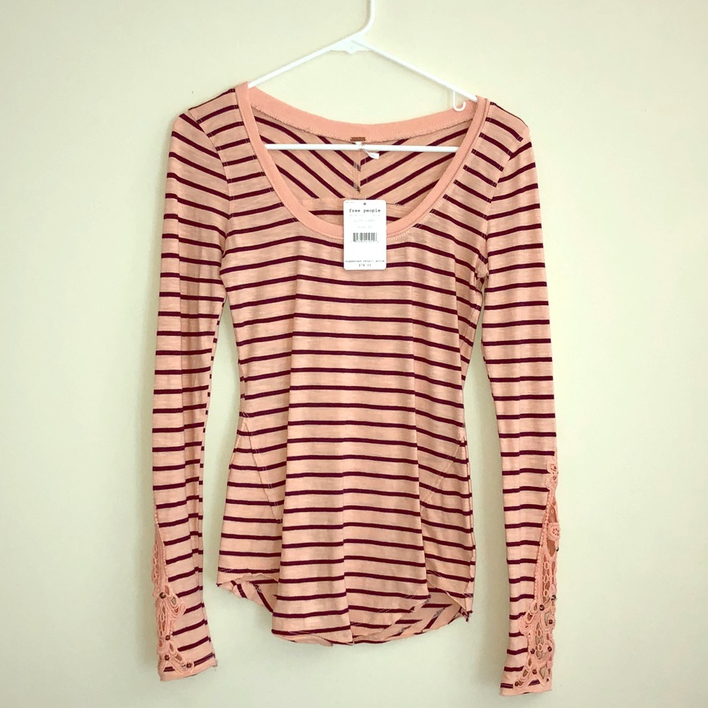 NWT Free People Long Sleeved Top